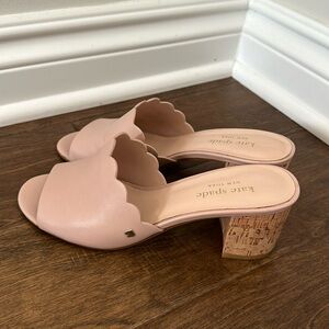 Kate spake light pink slippers/sandals/open toe